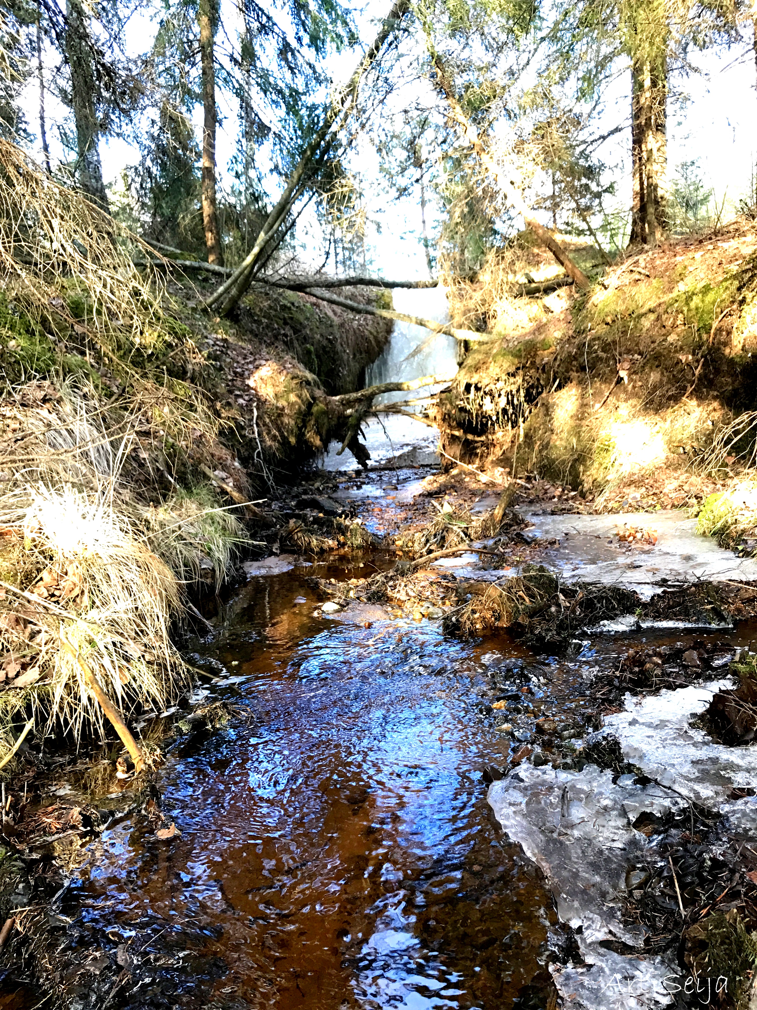 Olli-Pekan puro: Mäyränlahti, Lahmajärvi, Urjala